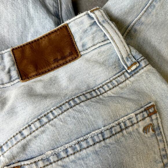 Madewell Women High Rise Weekend Curvy Perfect Vintage Jean Light Wash Denim 25 - Picture 4 of 6